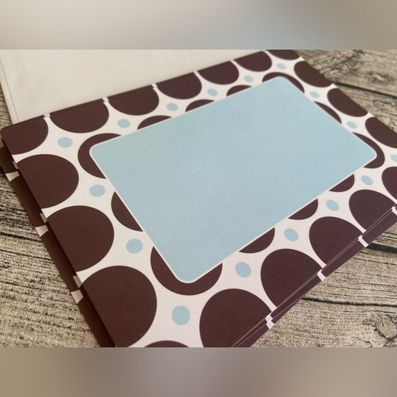 NEW. Pack of 10 large flat printable invitations/cards + 10 envelopes. - Picture 2 of 5